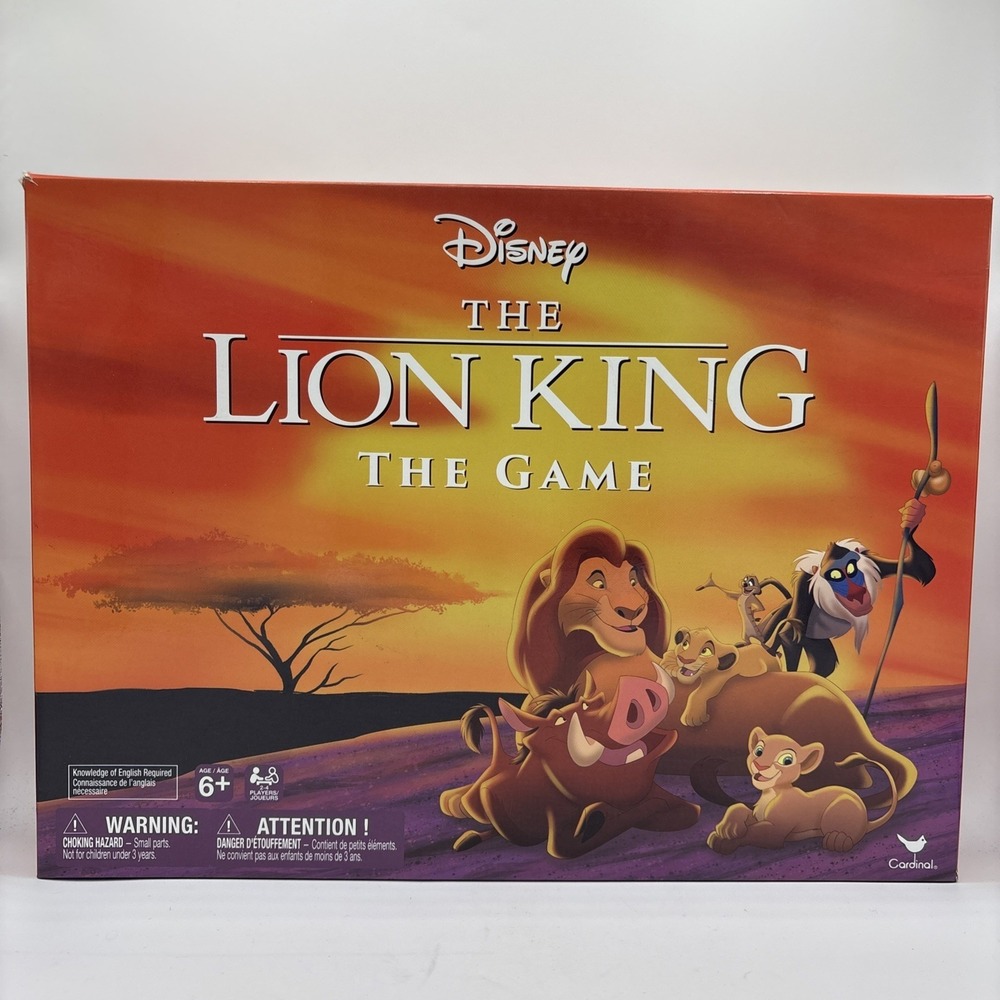 Disney The LION KING The GAME Family Board Game Original Version Cardinal Games